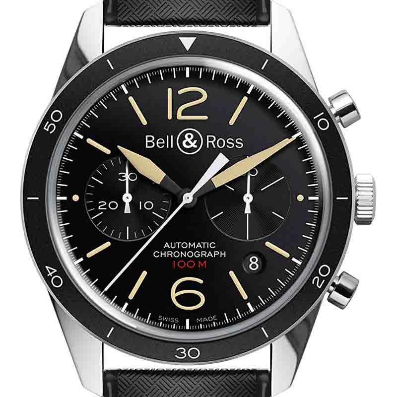 Bell ＆ Ross BR 126 SPORT HERITAGE ベル＆ロス BR 126 スポーツ ヘリテージ BRV126-ST-HER/SRB