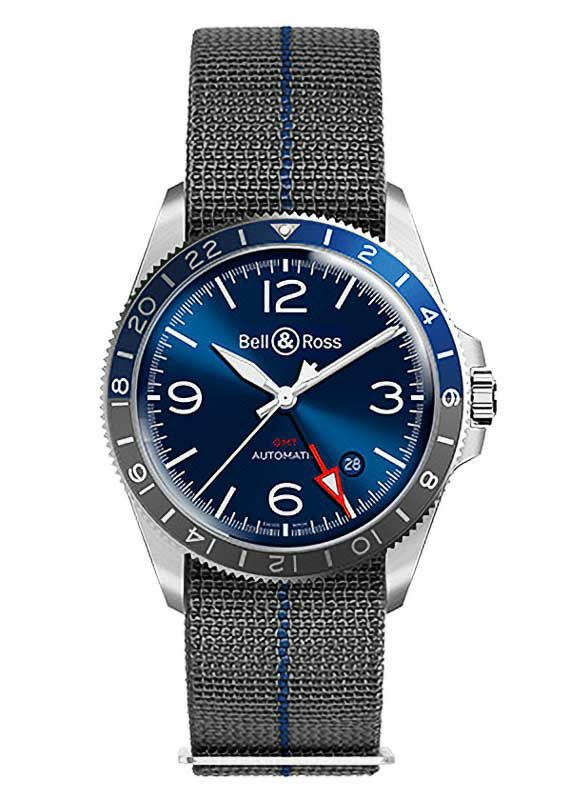 Bell ＆ Ross BR V2-93 GMT BLUE ベル＆ロス BR V2-93 GMT ブルー BRV293-BLU-ST/SF