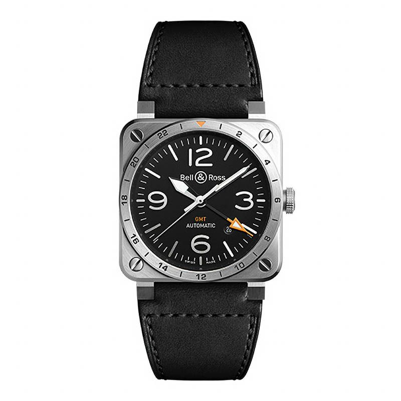 Bell ＆ Ross BR 03-93 GMT ベル＆ロス BR 03-93 GMT BR0393-GMT-ST/SCA