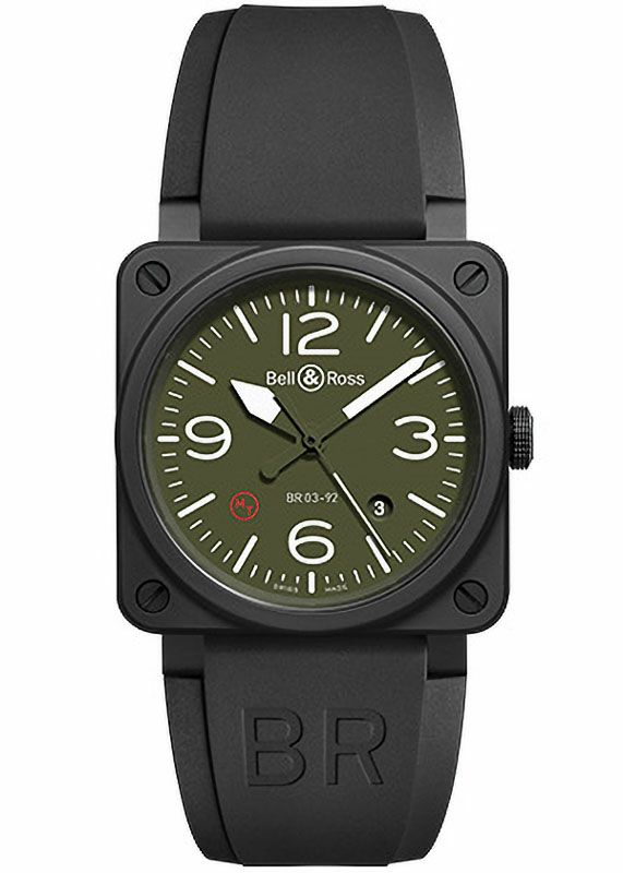 Bell ＆ Ross BR 03-92 MILITARY TYPE ベル＆ロス BR 03-92 ミリタリー タイプ  BR0392-MIL-CE｜正規取り扱いブランド｜時計・腕時計の通販サイトBEST ISHIDA（正規・中古販売店）