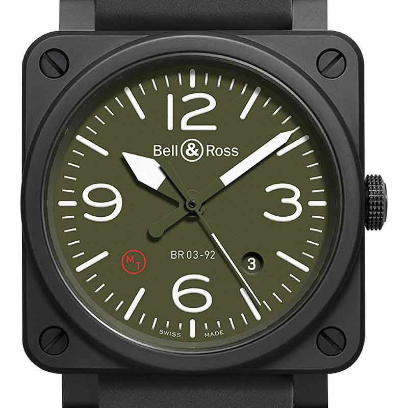 Bell ＆ Ross BR 03-92 MILITARY TYPE ベル＆ロス BR 03-92 ミリタリー タイプ BR0392-MIL-CE