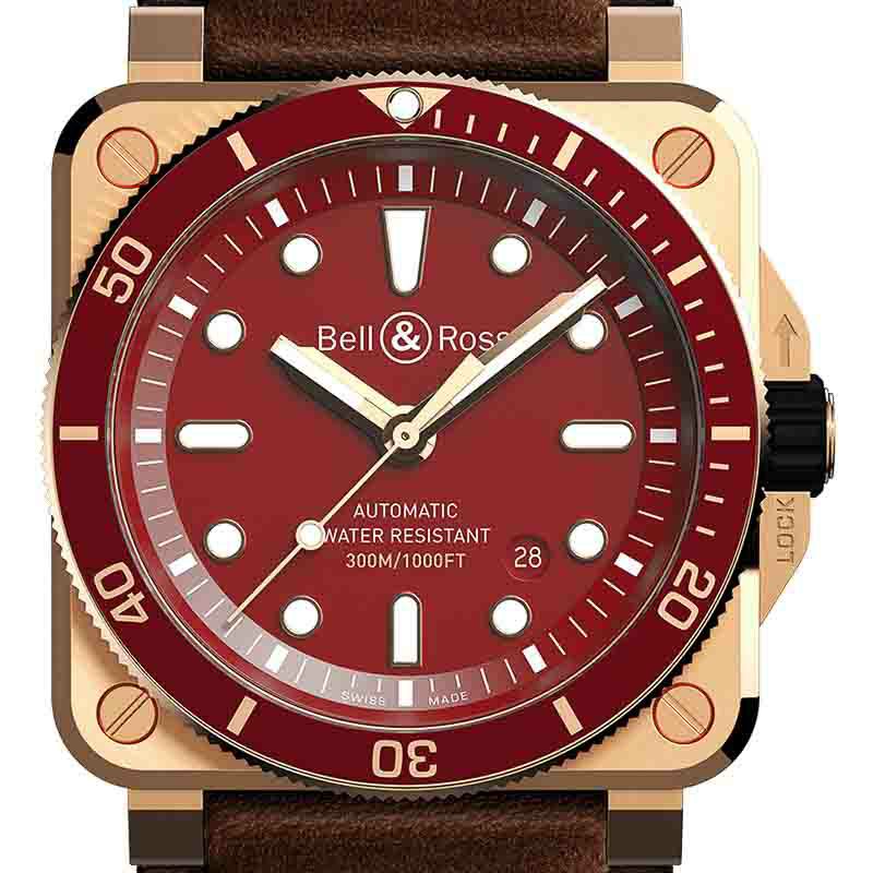 Bell ＆ Ross BR 03-92 DIVER RED BRONZE ベル＆ロス BR 03-92ダイバーレッドブロンズ BR0392-DR-BR / SCA