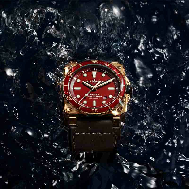 Bell ＆ Ross BR 03-92 DIVER RED BRONZE ベル＆ロス BR 03-92ダイバーレッドブロンズ BR0392-DR-BR / SCA