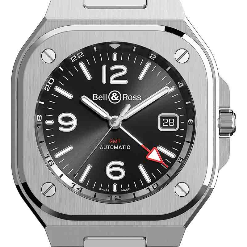 Bell ＆ Ross BR 05 GMT ベル＆ロス BR 05 GMT  BR05G-BL-ST/SST｜正規取り扱いブランド｜時計・腕時計の通販サイトBEST ISHIDA（正規・中古販売店）