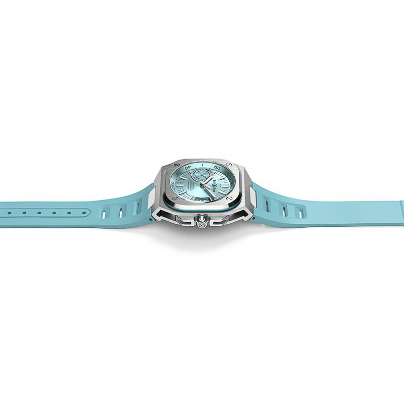 【正規】【自動巻き】【メンズ】【腕時計】Bell u0026 Ross BR-X5 ICE Blue Steel ベルu0026ロス BR-X5 アイスブルー スティール BRX5R-IB-ST/SRB 時計・腕時計の通販サイト - BEST Ishida