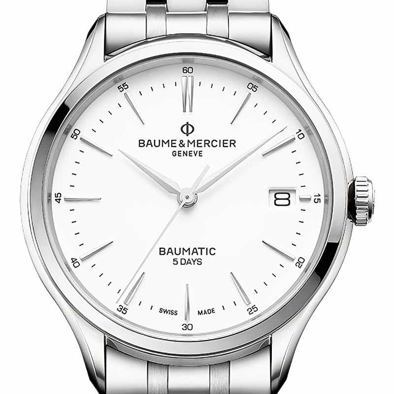 【正規】【自動巻き】【メンズ】【腕時計】BAUMEu0026MERCIER CLIFTON BAUMATIC - 10400 ボームu0026メルシエ クリフトン ボーマティック 10400 M0A10400 時計・腕時計の通販サイト - BEST Ishida