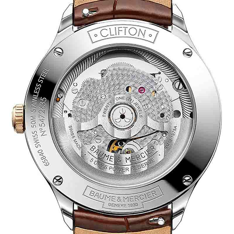 【正規】【自動巻き】【メンズ】【腕時計】BAUMEu0026MERCIER CLIFTON BAUMATIC - 10401 ボームu0026メルシエ クリフトン ボーマティック 10401 M0A10401 時計・腕時計の通販サイト - BEST Ishida