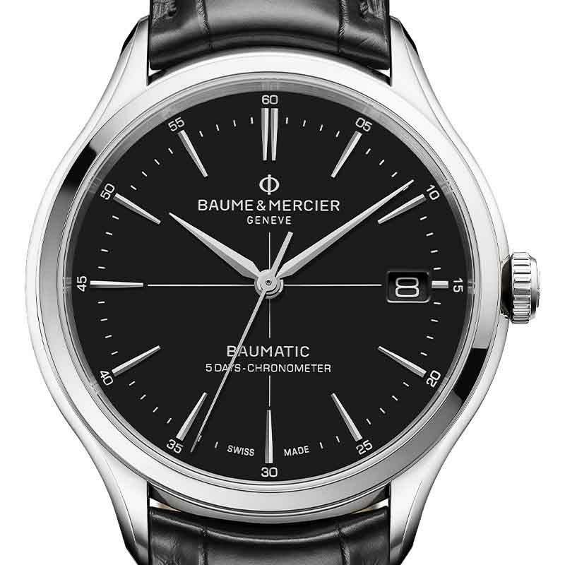 BAUME＆MERCIER CLIFTON BAUMATIC BLACK COSC 10692 ボーム＆メルシエ クリフトン ボーマティック ブラック COSC 10692 M0A10692