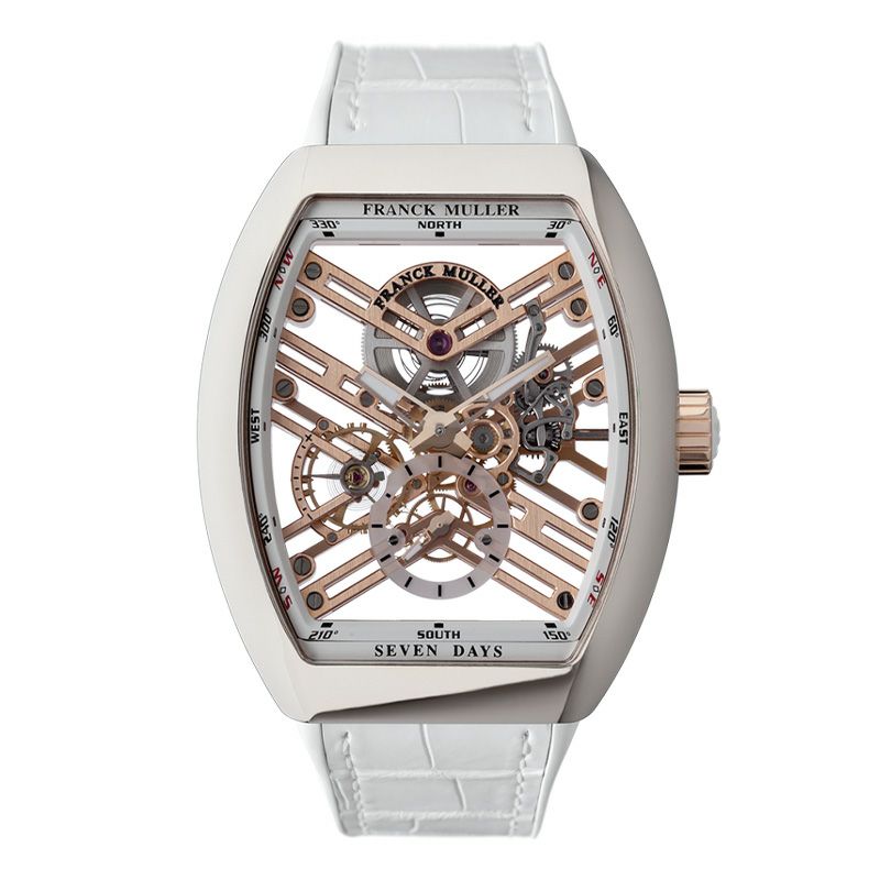 FRANCK MULLER VANGUARD 7 DAYS POWER RESERVE SKELETON フランク 