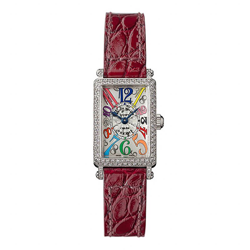 FRANCK MULLER LONG ISLAND PETIT COLOR DREAMS DIAMOND フランク ミュラー ロングアイランド プティ カラードリーム ダイヤモンド 802QZCOLDRMD OG