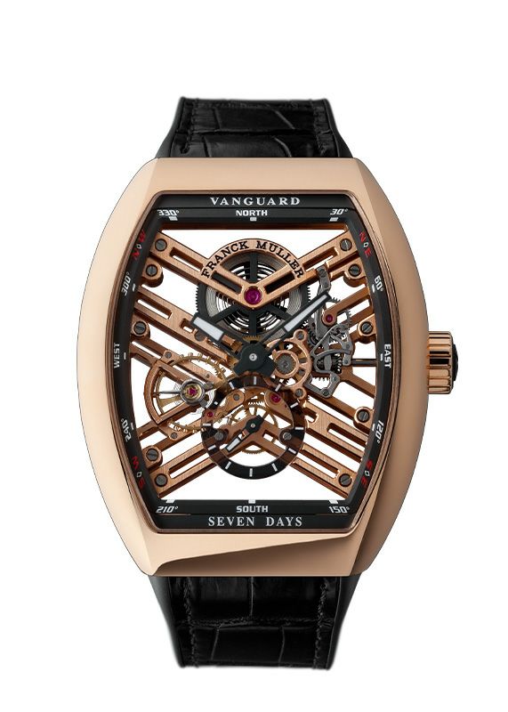 FRANCK MULLER VANGUARD 7 DAYS POWER RESERVE SKELETON フランク ミュラー ヴァンガード 7デイズ パワーリザーブ スケルトン V45S6SQT 5NNR