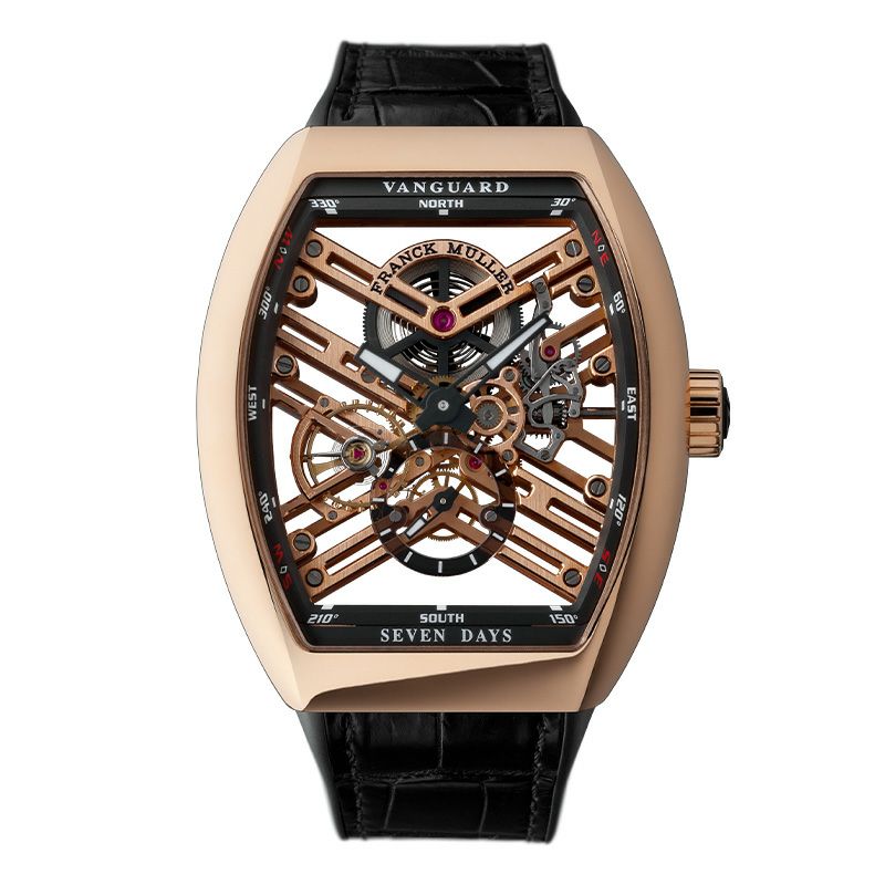 FRANCK MULLER VANGUARD 7 DAYS POWER RESERVE SKELETON フランク ミュラー ヴァンガード 7デイズ パワーリザーブ スケルトン V45S6SQT 5NNR