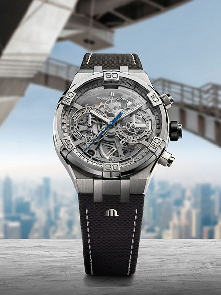 MAURICE LACROIX AIKON CHRONOGRAPH SKELETON モーリス・ラクロア  