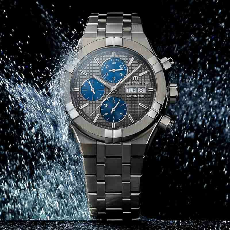 MAURICE LACROIX AIKON AUTOMATIC CHRONOGRAPH TITANIUM モーリス 