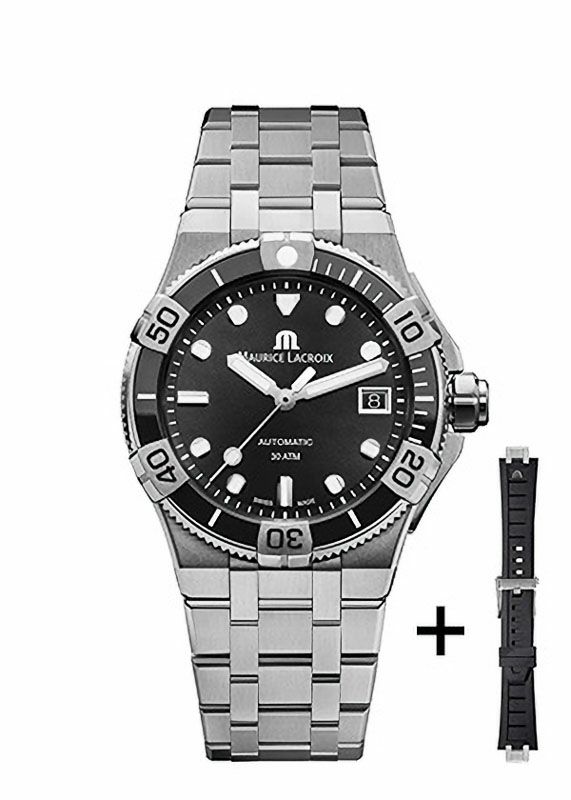 MAURICE LACROIX AIKON Venturer 38 mm Strap Set モーリス・ラクロア アイコン ベンチュラ― 38 mm ストラップセット AI6057-SSL2F-330-A
