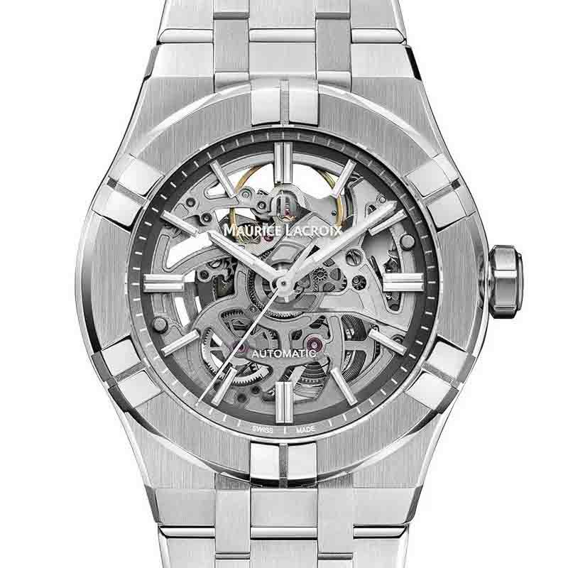 MAURICE LACROIX AIKON AUTOMATIC SKELETON 39 mm モーリス・ラクロア アイコン オートマティック  スケルトン 39 mm AI6007-SS002-030-1｜正規取り扱いブランド｜時計・腕時計の通販サイトBEST ISHIDA（正規・中古販売店）