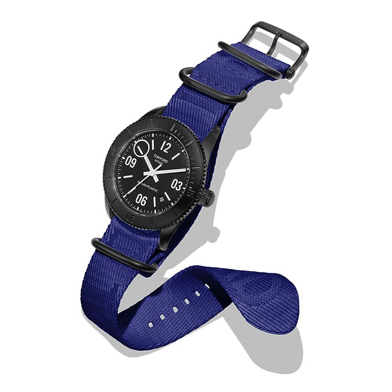 【正規】【限定】【自動巻き】【メンズ】【レディース】【腕時計】TOM Ford N.002 OCEAN Plastic SPORT Blue トム フォード N.002 オーシャン プラスチック スポーツ ブルー TFT002 033 時計・腕時計の通販サイト - BEST Ishida