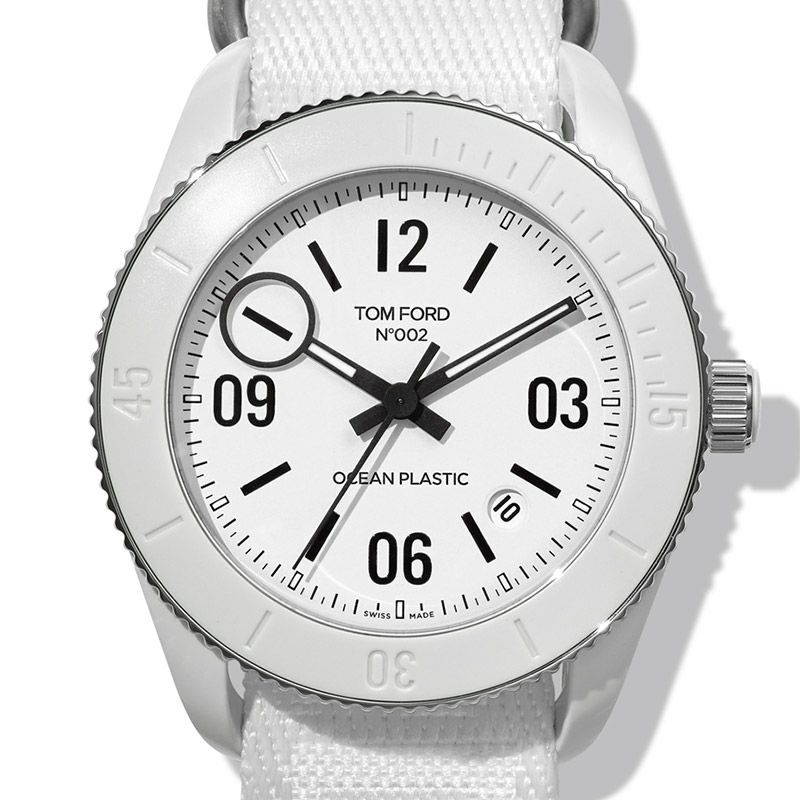 TOM FORD N.002 OCEAN PLASTIC SPORT WHITE トム フォード N.002 オーシャン プラスチック スポーツ  ホワイト TF0120248284｜正規取り扱いブランド｜時計・腕時計の通販サイトBEST ISHIDA（正規・中古販売店）