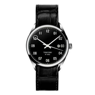 TOM FORD N.002 POLISHED SS CASE WITH BLACK DIAL トム フォード N ...