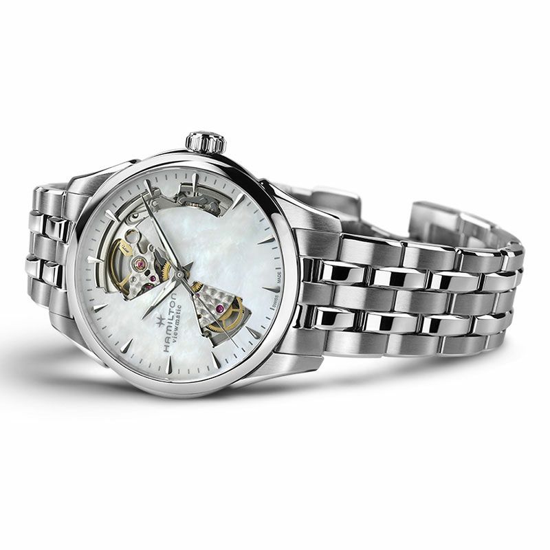 USED/A】HAMILTONハミルトン□ジャズマスターH322150オープンハート 
