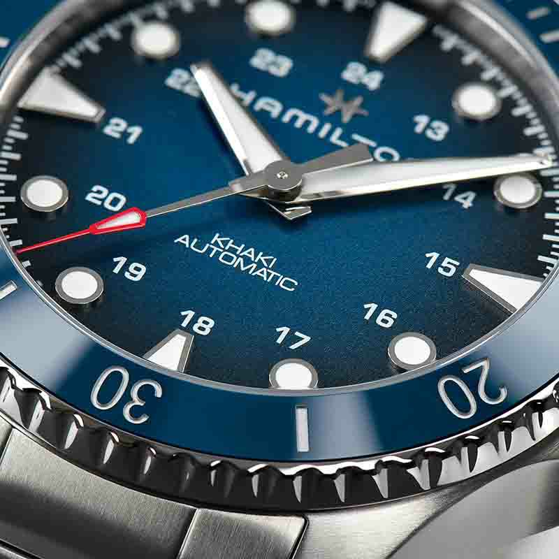 HAMILTON KHAKI NAVY SCUBA AUTO ハミルトン カーキ ネイビー スキューバ オート  H82505140｜正規取り扱いブランド｜時計・腕時計の通販サイトBEST ISHIDA（正規・中古販売店）