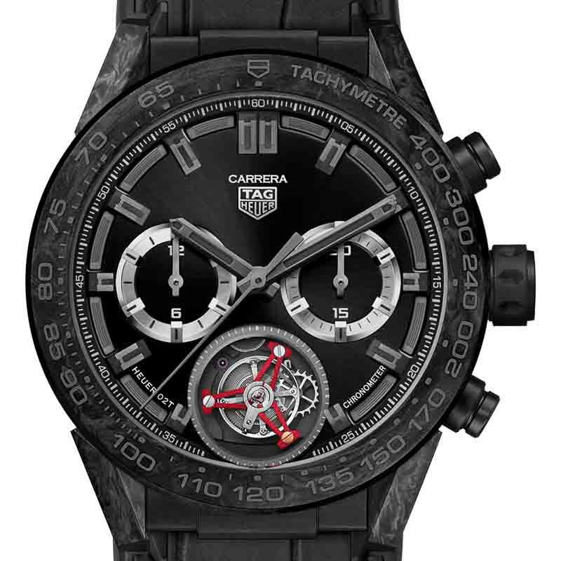 TAG HEUER CARRERA CALIBRE HEUER 02T TOURBILLON CHRONOGRAPH JAPAN  