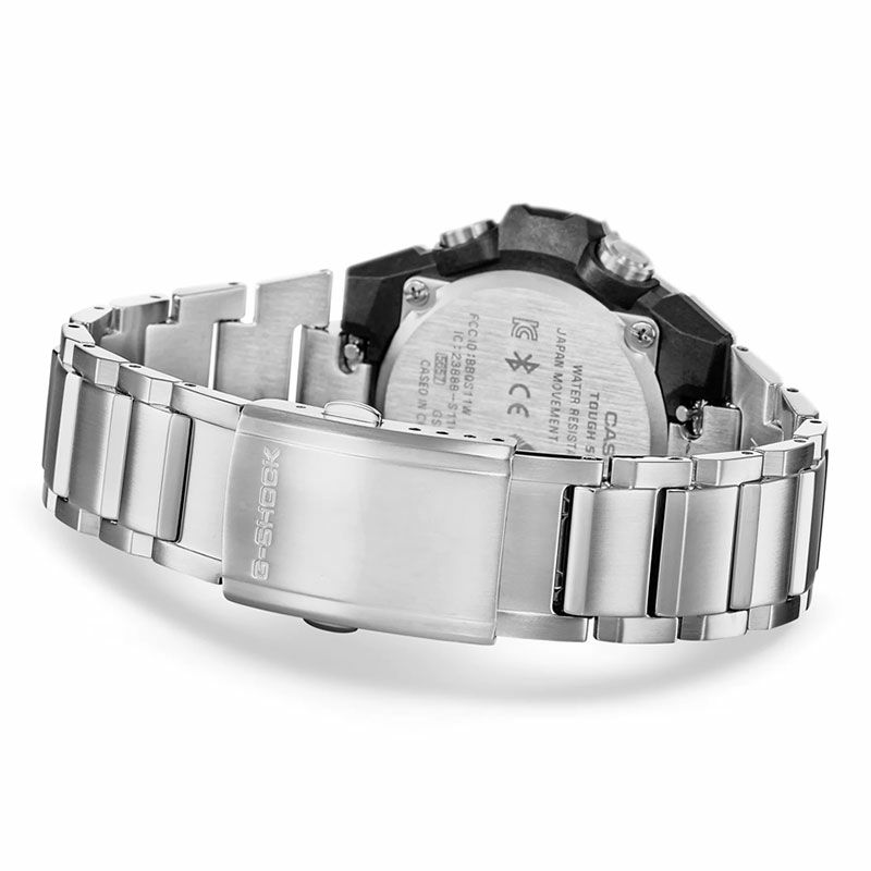 G shock 2025 stainless steel back