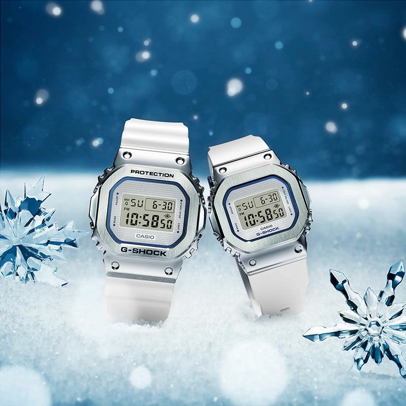 カシオカシオジーショックG-SHOCKメンズデジタル腕時計ホワイトジム・ビーム5600