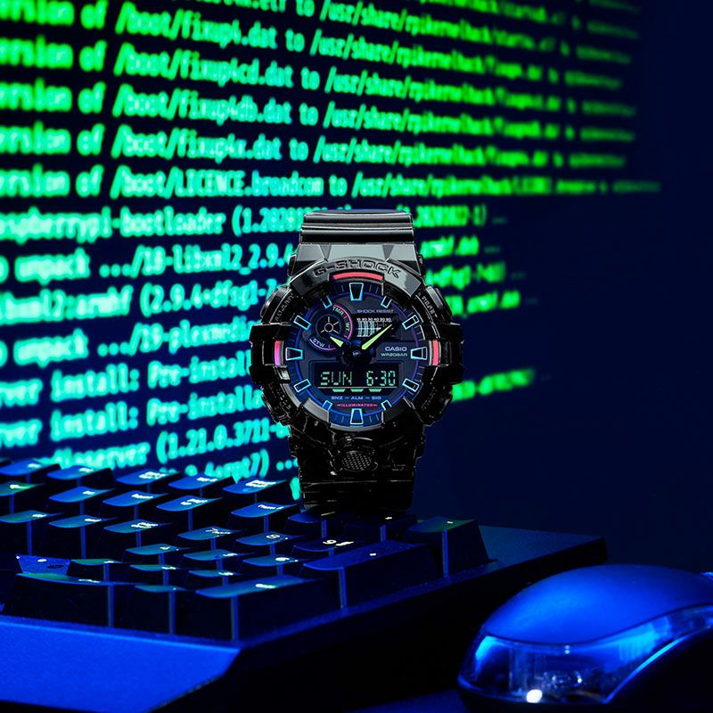 G-SHOCK ANALOG-DIGITAL GA-700 SERIES , ジーショック アナログデジタル GA-700 シリーズ ,  GA-700RGB-1AJF