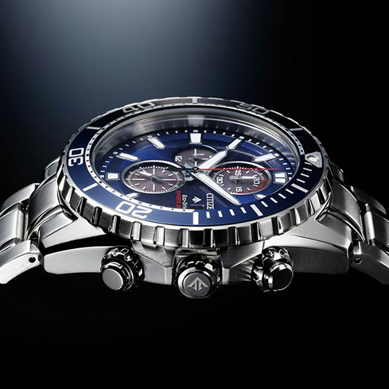 PROMASTER Eco Drive Chronograph Diver 200m プロマスター エコ ...