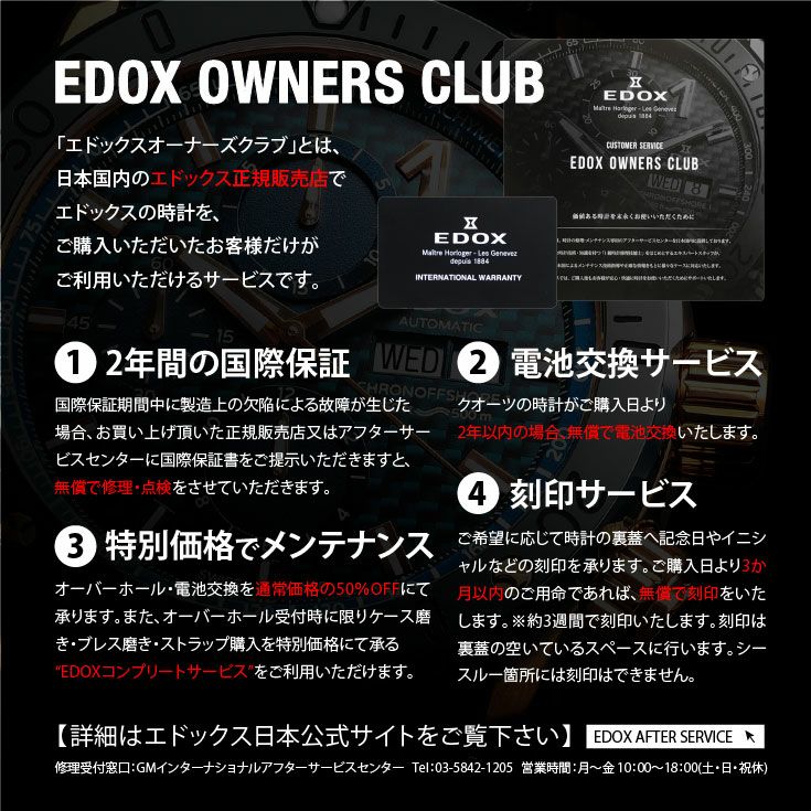 EDOX LES VAUBERTS OPEN HEART AUTOMATIC エドックス レ・ヴォベール