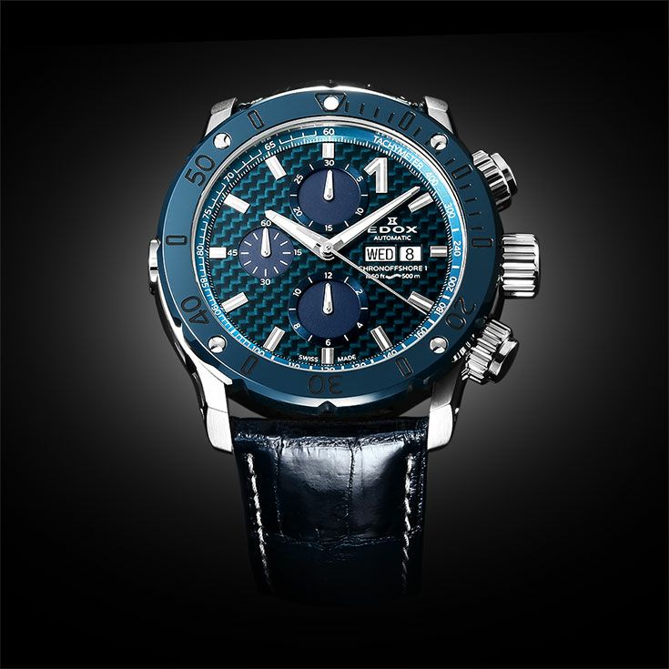 EDOX CHRONOFFSHORE-1 CHRONOGRAPH AUTOMATIC エドックス クロノ