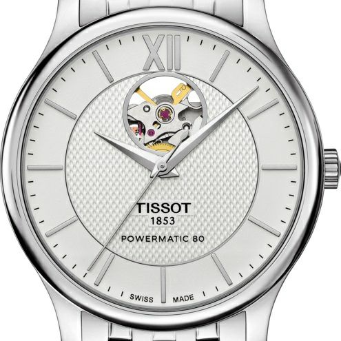 TISSOT TRADITION Automatic Open Heart ティソ トラディション 