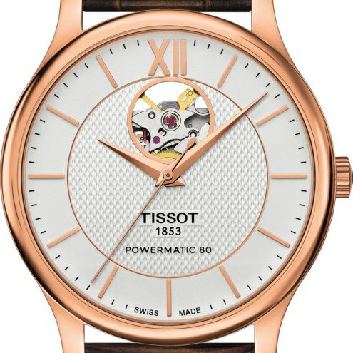 TISSOT TRADITION Automatic Open Heart ティソ トラディション オートマティック オープンハート  T063.907.36.038.00｜正規取り扱いブランド｜時計・腕時計の通販サイトBEST ISHIDA（正規・中古販売店）