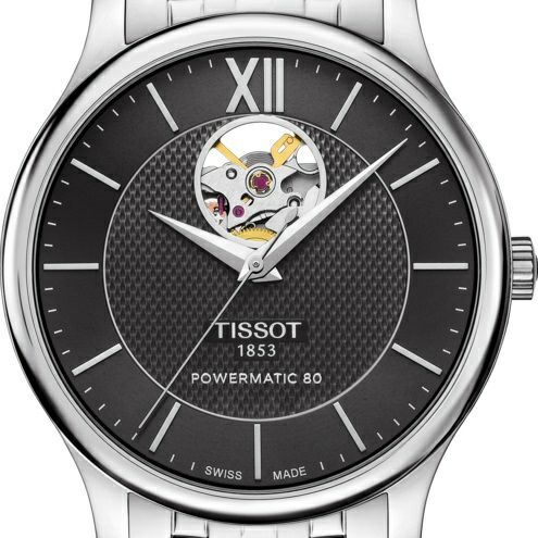 TISSOT TRADITION Automatic Open Heart ティソ トラディション 