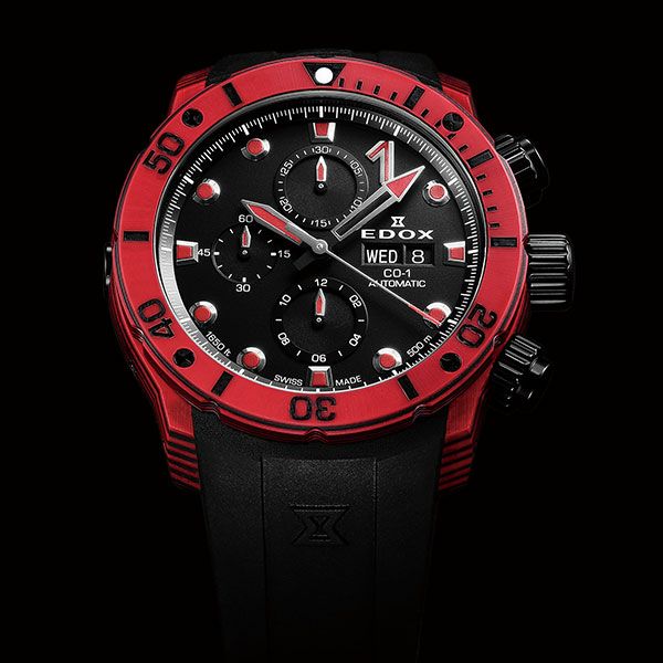 EDOX CHRONOFFSHORE-1 CARBON CHRONOGRAPH AUTOMATIC エドックス 