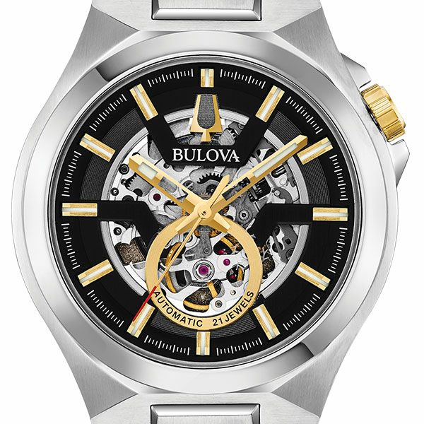 日本未発売】ブローバ BULOVA 98B422 クラシック しし 自動巻き