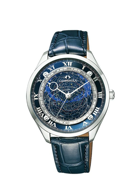 【新品】シチズン CITIZEN 腕時計 メンズ AO1030-09L カンパノラ コスモサイン CAMPANOLA COSMOSIGN クオーツ（CAL.4394） ブルーxブルー アナログ表示