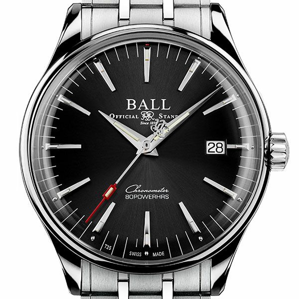 BALL Watch Trainmaster Manufacture 80 Hours ボールウォッチ トレインマスター マニュファクチュア80 NM3280D-S1CJ-BK