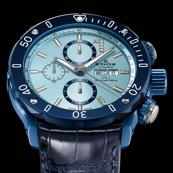 EDOX CHRONOFFSHORE-1 CHRONOGRAPH AUTOMATIC FIRMAMENT SEA TO SKY