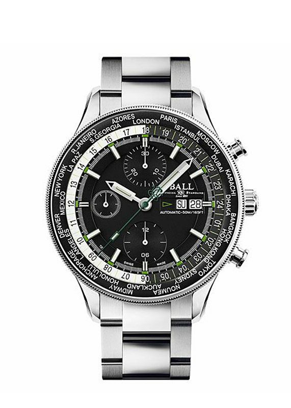 BALL WATCH NAVIGATOR WORLD TIME CHRONOGRAPH ボール ウォッチ 