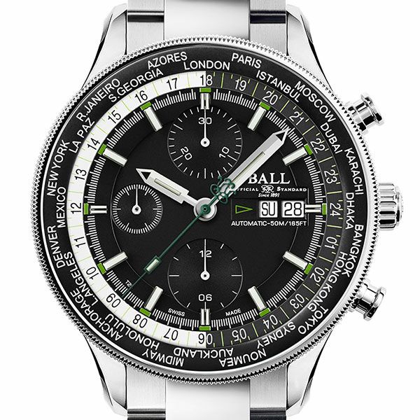 BALL WATCH NAVIGATOR WORLD TIME CHRONOGRAPH ボール ウォッチ 