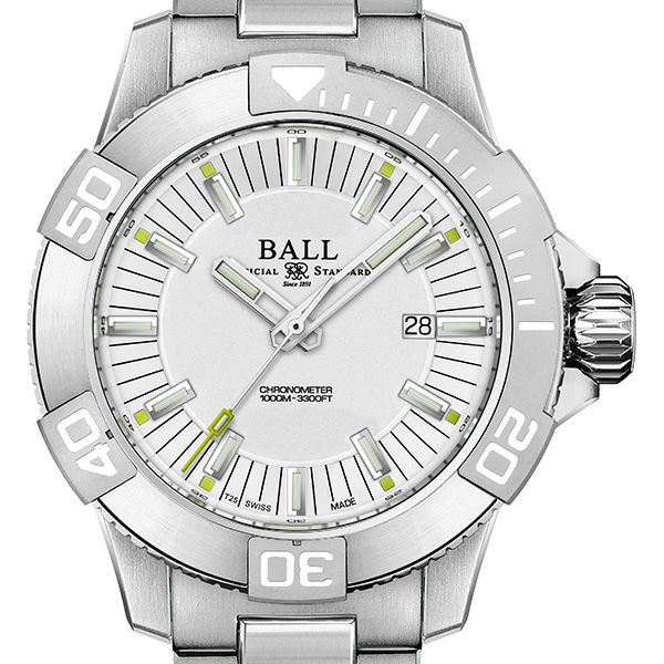 BALL WATCH DeepQUEST II ボール ウォッチ ディープクエスト II DM3002A-S1CJ-WH｜正規取り扱いブランド｜時計・ 腕時計の通販サイトBEST ISHIDA（正規・中古販売店）