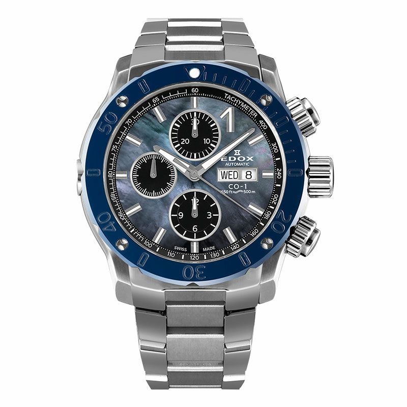 EDOX CHRONOFFSHORE-1 CHRONOGRAPH AUTOMATIC JAPAN LIMITED EDITION エドックス クロノオフショア1  クロノグラフ オートマティック ジャパン リミテッドエディション  01122-3BU3M-NANIN｜正規取り扱いブランド｜時計・腕時計の通販サイトBEST ISHIDA（正規・中古販売店）