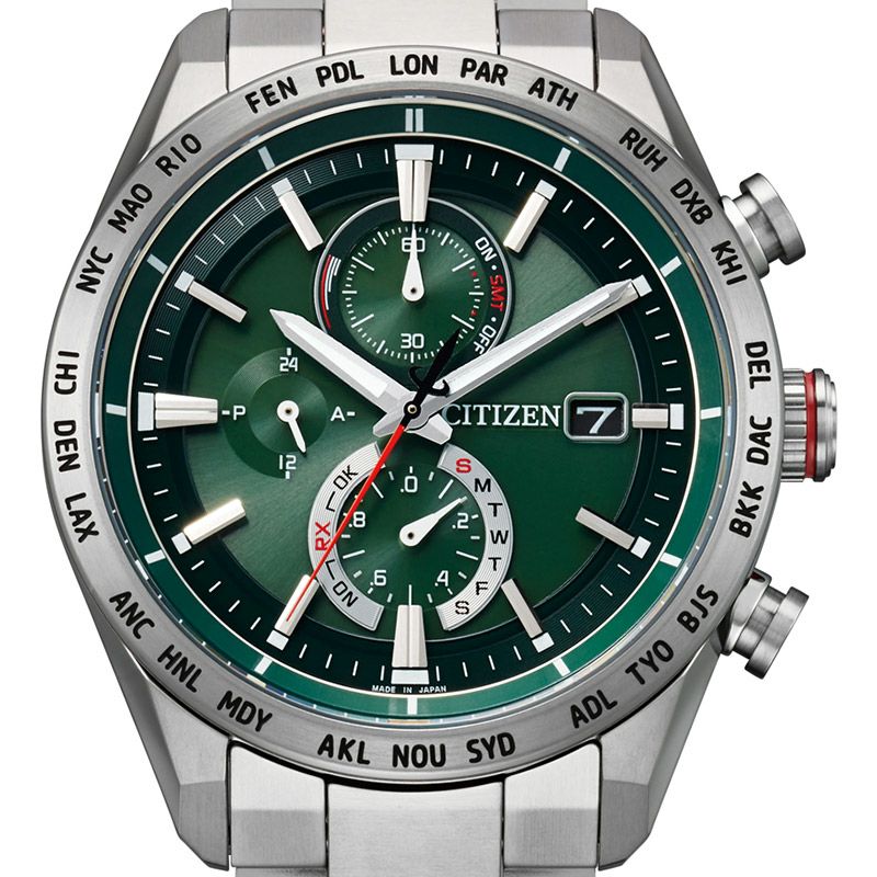 ATTESA Eco-Drive Radio Controlled Watch Direct Flight アテッサ エコ・ドライブ電波時計 ダイレクトフライト AT8181-63W