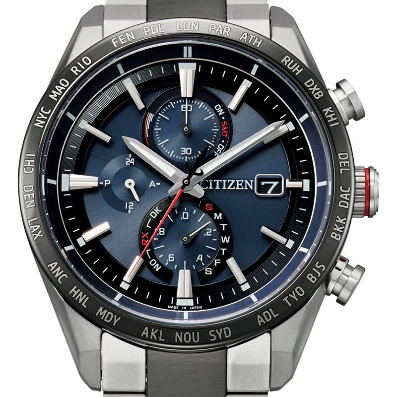 ATTESA Eco-Drive Radio Controlled Watch Direct Flight アテッサ エコ・ドライブ電波時計 ダイレクトフライト AT8186-51L
