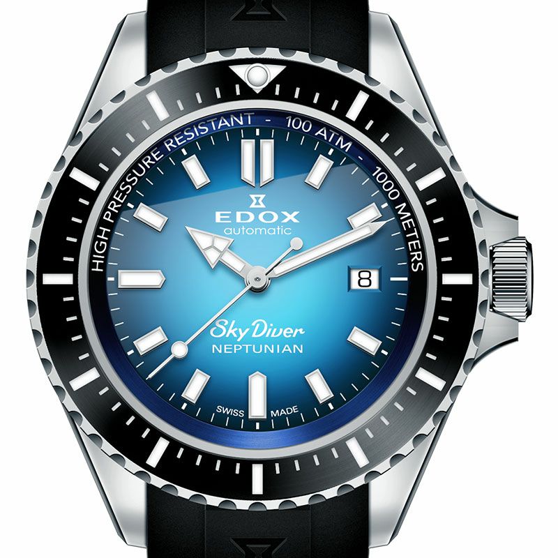 EDOX NEPTUNIAN AUTOMATIC エドックス ネプチュニアン オートマティック 80120-3NCA-BUIDN