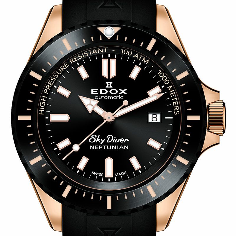 EDOX NEPTUNIAN AUTOMATIC エドックス ネプチュニアン オートマティック 80120-37RNNCA-NIR
