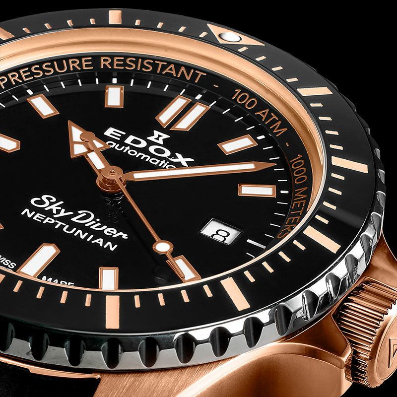 EDOX NEPTUNIAN AUTOMATIC エドックス ネプチュニアン オートマティック 80120-37RNNCA-NIR