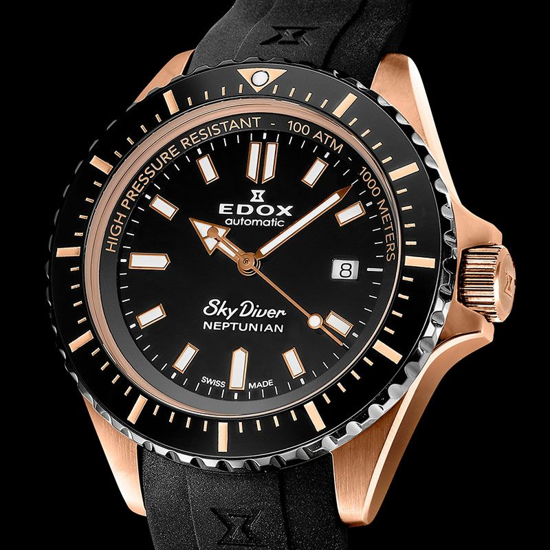 EDOX NEPTUNIAN AUTOMATIC エドックス ネプチュニアン オートマティック 80120-37RNNCA-NIR